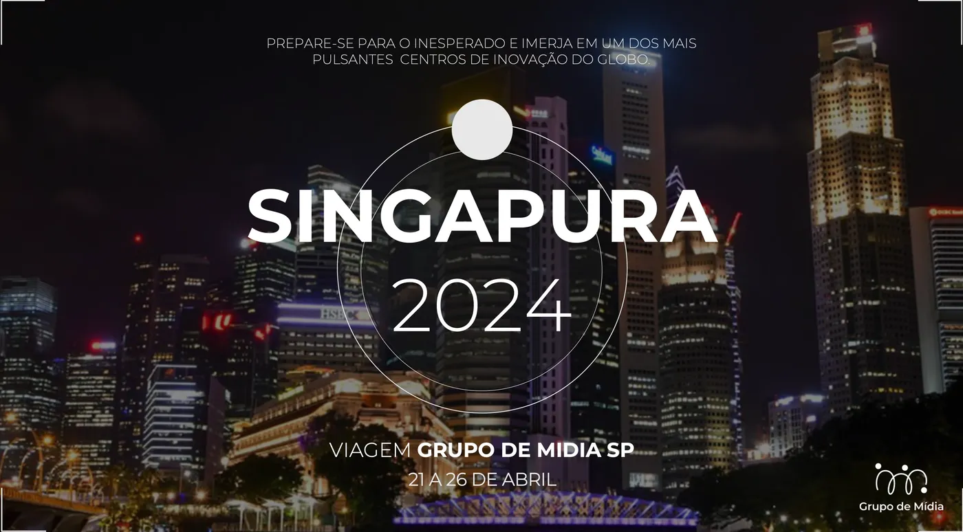 GRUPO DE MÍDIA RETOMA VISITAS EM SINGAPURA
